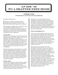 Household Guide to Shatnez - Hakhel.Info