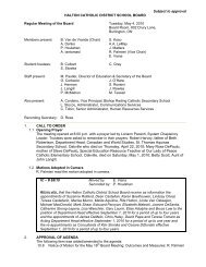 Board Meeting - 2010 05 04 - Minutes - Halton Catholic District ...