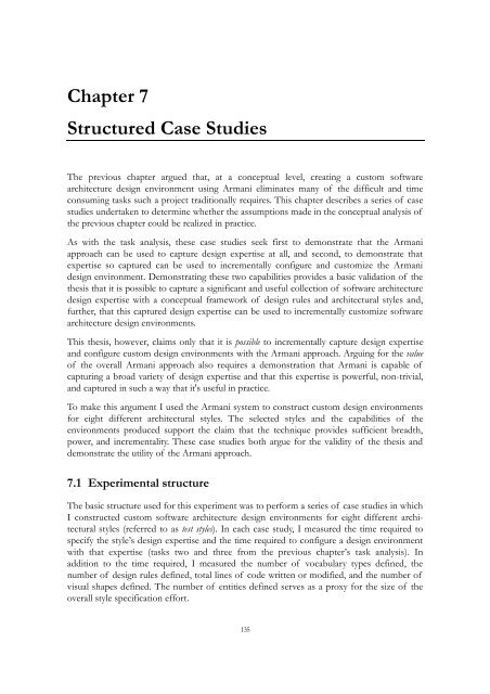 Rapid Development of Custom Software Architecture Design ...