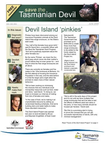 FREE - Save the Tasmanian Devil