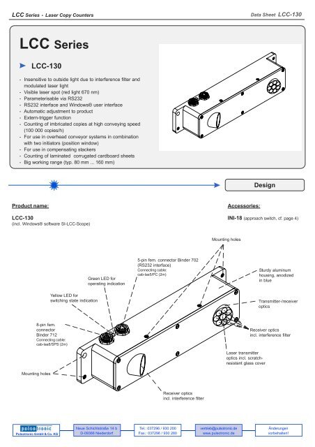 LCC Series - Pulsotronic GmbH & Co. KG