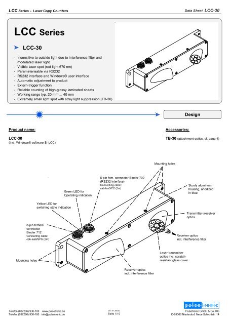 LCC Series - Pulsotronic GmbH & Co. KG