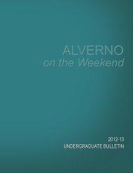 on the Weekend - Alverno College