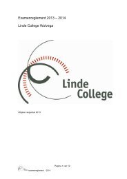 Examenreglement 2004 - Linde College