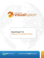 Visual Fusion 4.5 Upgrade Guide - IDV Solutions Product Help