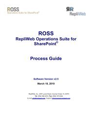 ROSS Processes Guide - Attunity