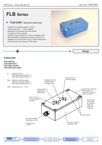 FLB Series - Pulsotronic GmbH & Co. KG