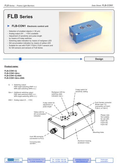 FLB Series - Pulsotronic GmbH & Co. KG