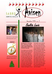 Sankta Lucia - Sabro-Korsvejskolen