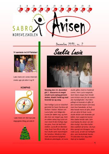 Sankta Lucia - Sabro-Korsvejskolen