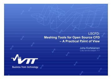 LSCFD: Meshing Tools for Open Source CFD â A Practical ... - CSC