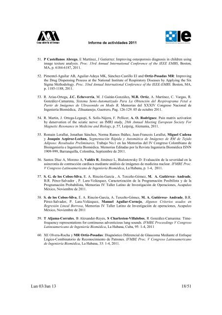 INFORME DE ACTIVIDADES 2011 - CBI - UAM