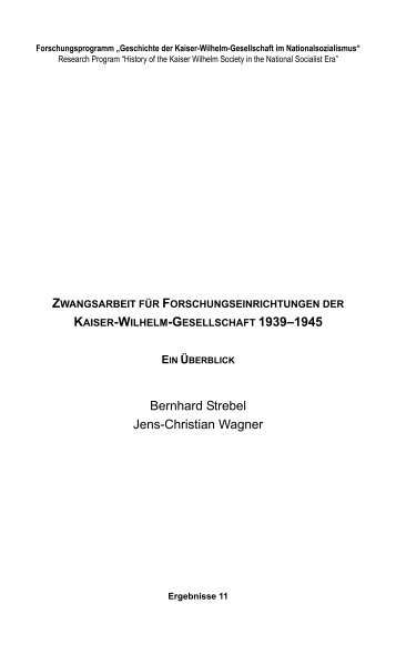 Geschichte der Kaiser-Wilhelm-Gesellschaft im Nationalsozialismus