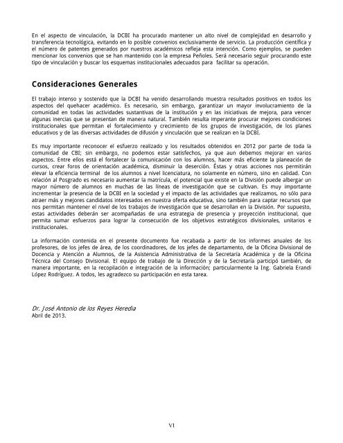 Informe Anual 2012 - CBI - UAM