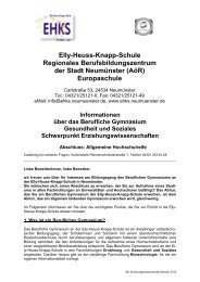 Elly-Heuss-Knapp-Schule Regionales Berufsbildungszentrum der ...