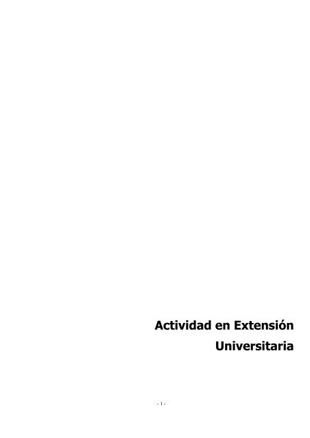 Actividad en Extensión Universitaria - CBI - UAM