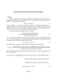 The Hartree-Fock-Roothan Method