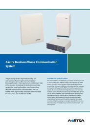 Aastra BusinessPhone Communication System