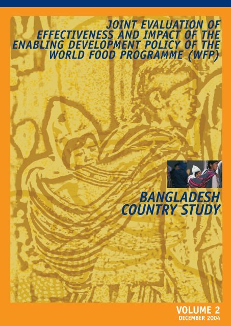 bangladesh country study - WFP Remote Access Secure Services