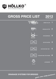 Gross price list 2012