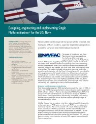 NAVFAC Single Platform Maximo - Total Resource Management