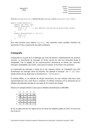 Par1-01-1-2005 PDF - Departamento de ComputaciÃ³n - Universidad ...