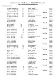 StraÃenlauf Mannschaft - LTF Marpingen