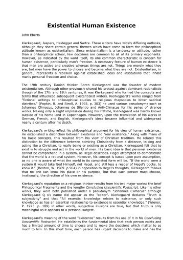 meaning of life existentialism essay The word existential combines the two words existence and essence (exist- ential), and this etymology tells us what an what is the meaning of life. meaning of life existentialism essay The word existential combines the two words existence and essence (exist- ential), and this etymology tells us what an what is the meaning of life.