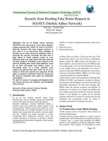thesis on manet security thesis on manet security