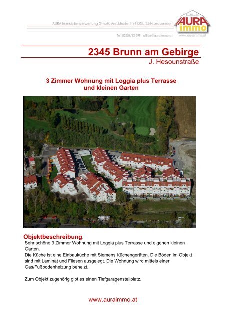 2345 Brunn am Gebirge - Aura Immobilien