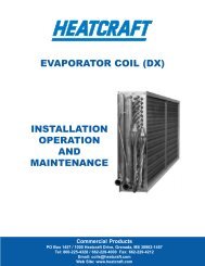 evaporator coil (dx) installation operation and ... - AbsolutAire