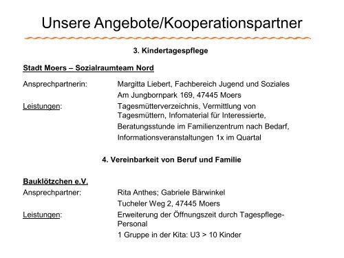 konzeption - Familienzentrum Rheinkamp-Meerfeld