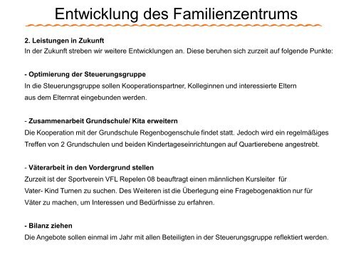 konzeption - Familienzentrum Rheinkamp-Meerfeld