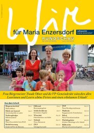 RUNDSCHAU - VP Maria Enzersdorf