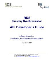 RDS v3.1.1 API Developer's Guide - Attunity