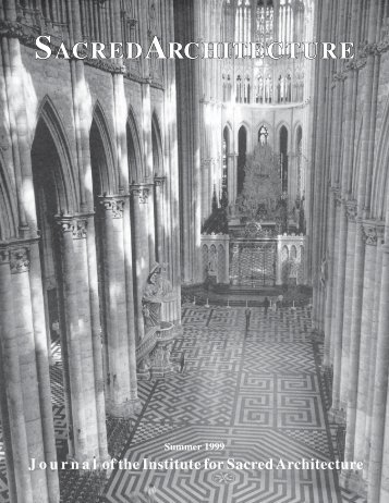 Download Issue PDF - The Institute for Sacred Architecture