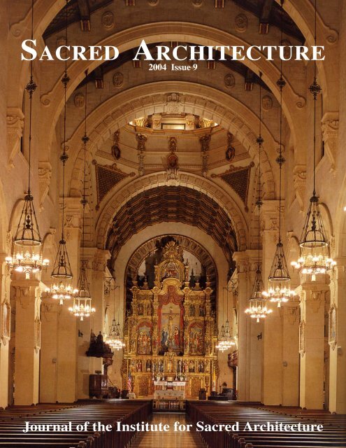 Download Issue PDF - The Institute for Sacred Architecture