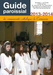 Le guide paroissial - DiocÃ¨se d'Albi