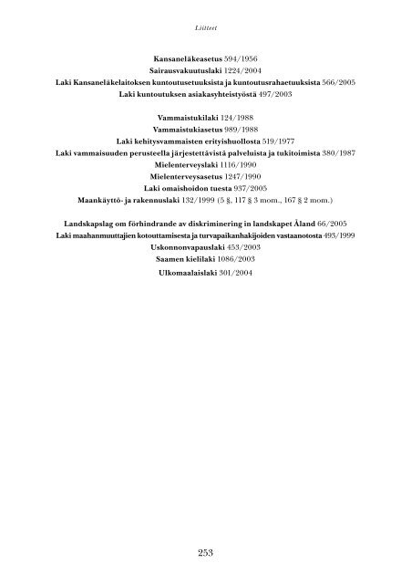 1 SYRJINTÃ SUOMESSA 2006 - Sosiaaliportti