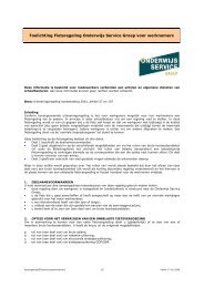 Toelichting Fietsregeling Onderwijs Service Groep ... - Linde College