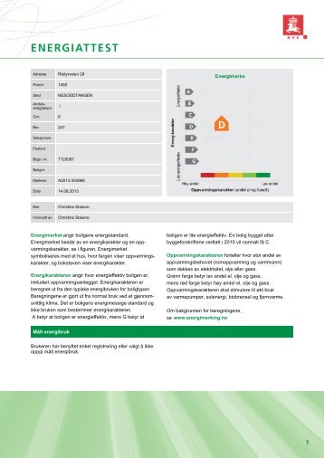 Energiattest - Krogsveen