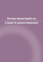 The New Mental Health Act A Guide To Advance Statements