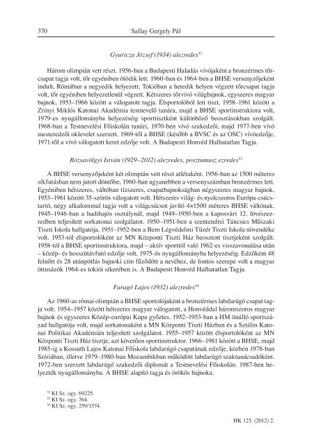 HadtÃ¶rtÃ©nelmi KÃ¶zlemÃ©nyek 2012_2.pdf - HadtÃ¶rtÃ©neti IntÃ©zet Ã©s ...