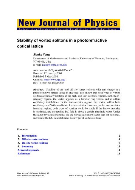 Stability of vortex solitons in a photorefractive optical lattice