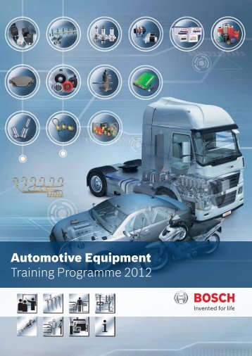 Automotive Equipment Training Programme 2012 - Bosch - in India