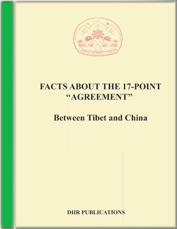 Facts About 17-Point âAgreementâ Between Tibet and China