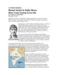 Brutal Attack in India Shows How Caste System Lives On