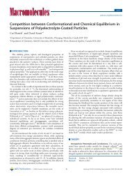 Carl Bartels and David Ronis, Competition ... - McGill University