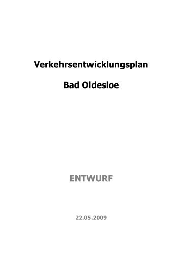 Verkehrsentwicklungsplan Bad Oldesloe ENTWURF