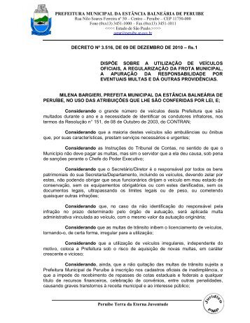 3.516 - Prefeitura de Peruíbe